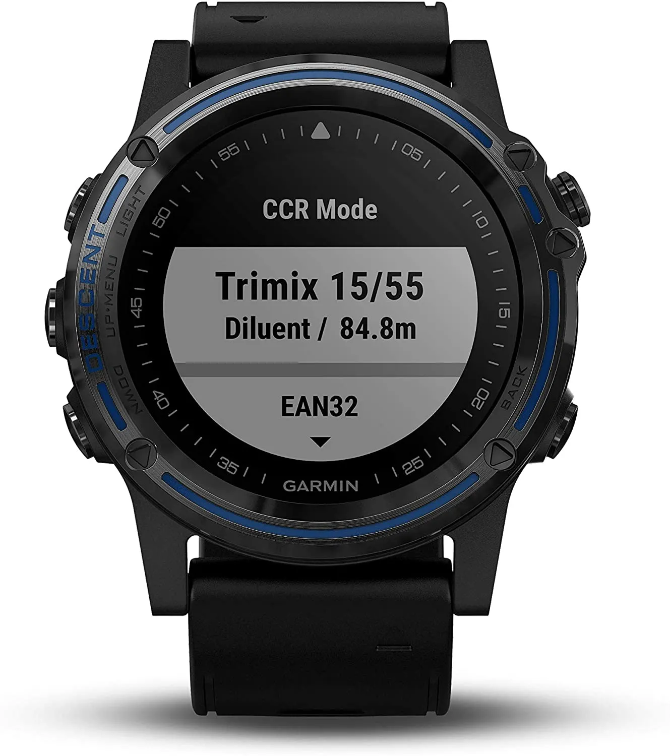 Garmin Descent Mk1, Watch-Sized Dive Computer with Surface GPS, Includes Fitness Features, Gray Sapphire with Black Band, 1.2"