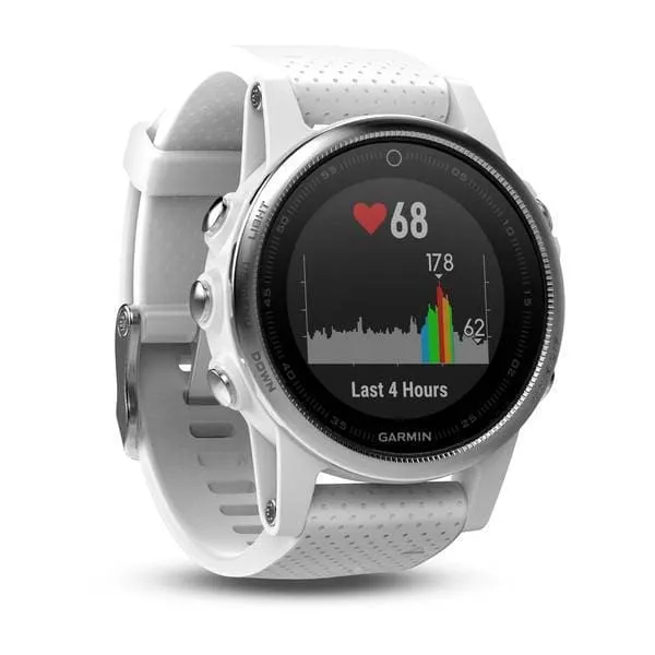 Garmin Fenix 5S Carrara White Band Regular Glass