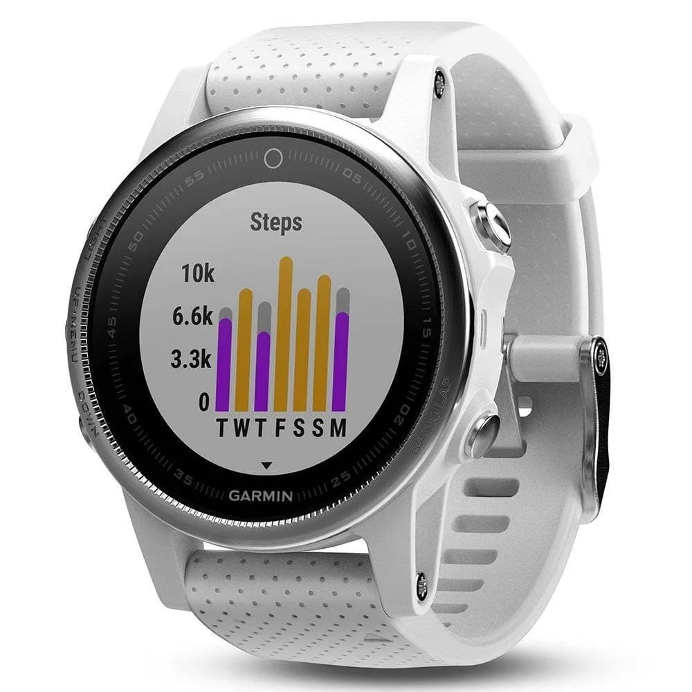 Garmin Fenix 5S Carrara White Band Regular Glass
