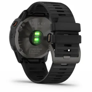 Garmin fenix 6X Pro Solar Multisport GPS Smartwatch(Titanium Carbon Gray)(010-02157-20)