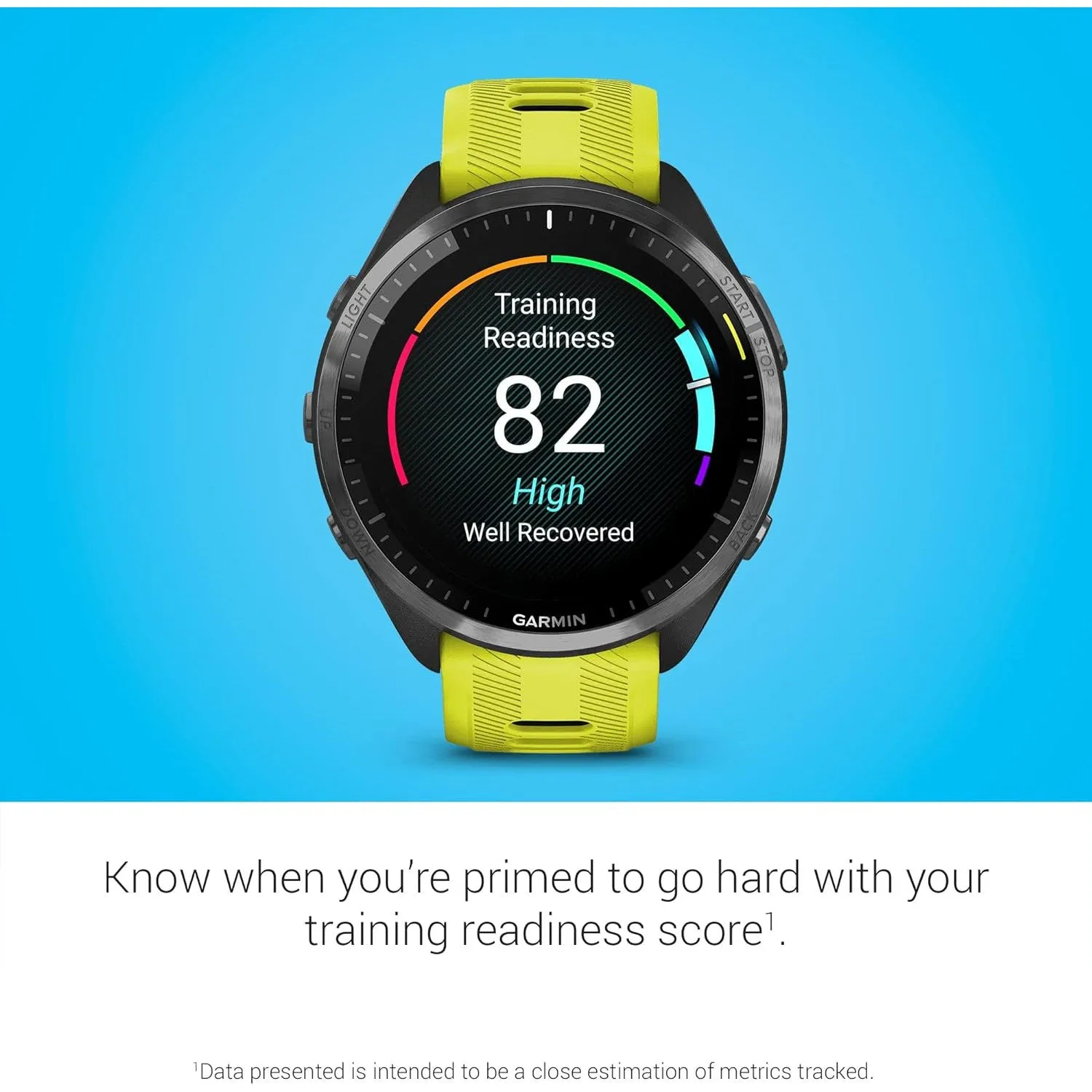 Garmin Forerunner 965 Running Smartwatch, Amp Yellow and Black
