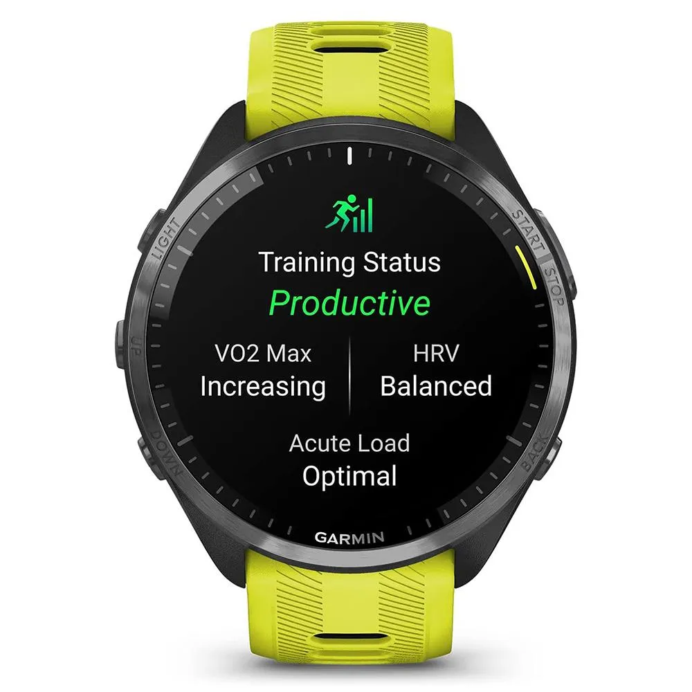 Garmin Forerunner 965 Smartwatch Amp Yellow and Black with Charging Dock Bundle