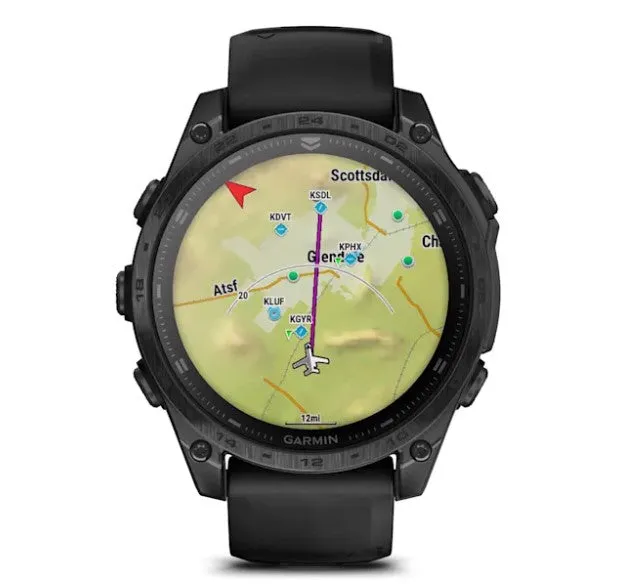Garmin Tactix 8 Series 47mm/51mm, AMOLED/Solar Charged Display, Premium Tactical GPS Smartwatch, Includes Applied Ballistics Ultralight (Elite) Solver | Wearable4U Bundle