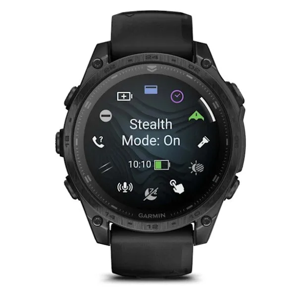 Garmin Tactix 8 Series 47mm/51mm, AMOLED/Solar Charged Display, Premium Tactical GPS Smartwatch, Includes Applied Ballistics Ultralight (Elite) Solver | Wearable4U Bundle