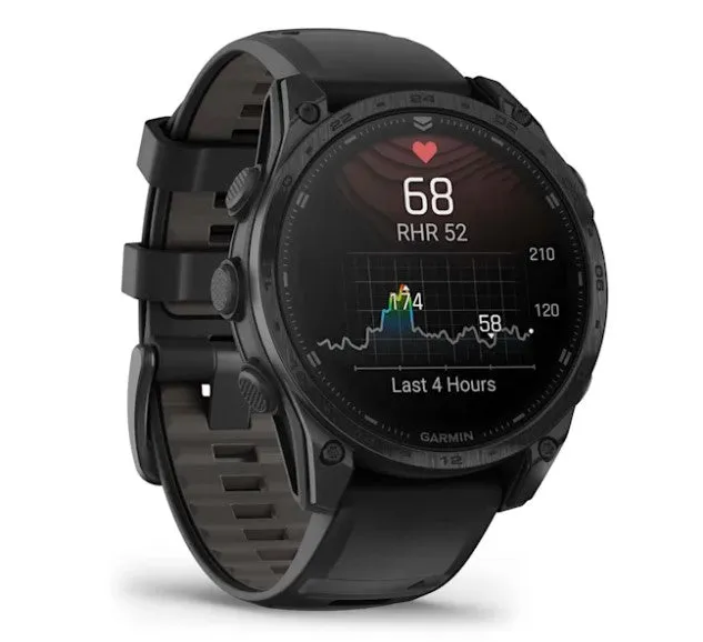 Garmin Tactix 8 Series 47mm/51mm, AMOLED/Solar Charged Display, Premium Tactical GPS Smartwatch, Includes Applied Ballistics Ultralight (Elite) Solver | Wearable4U Bundle