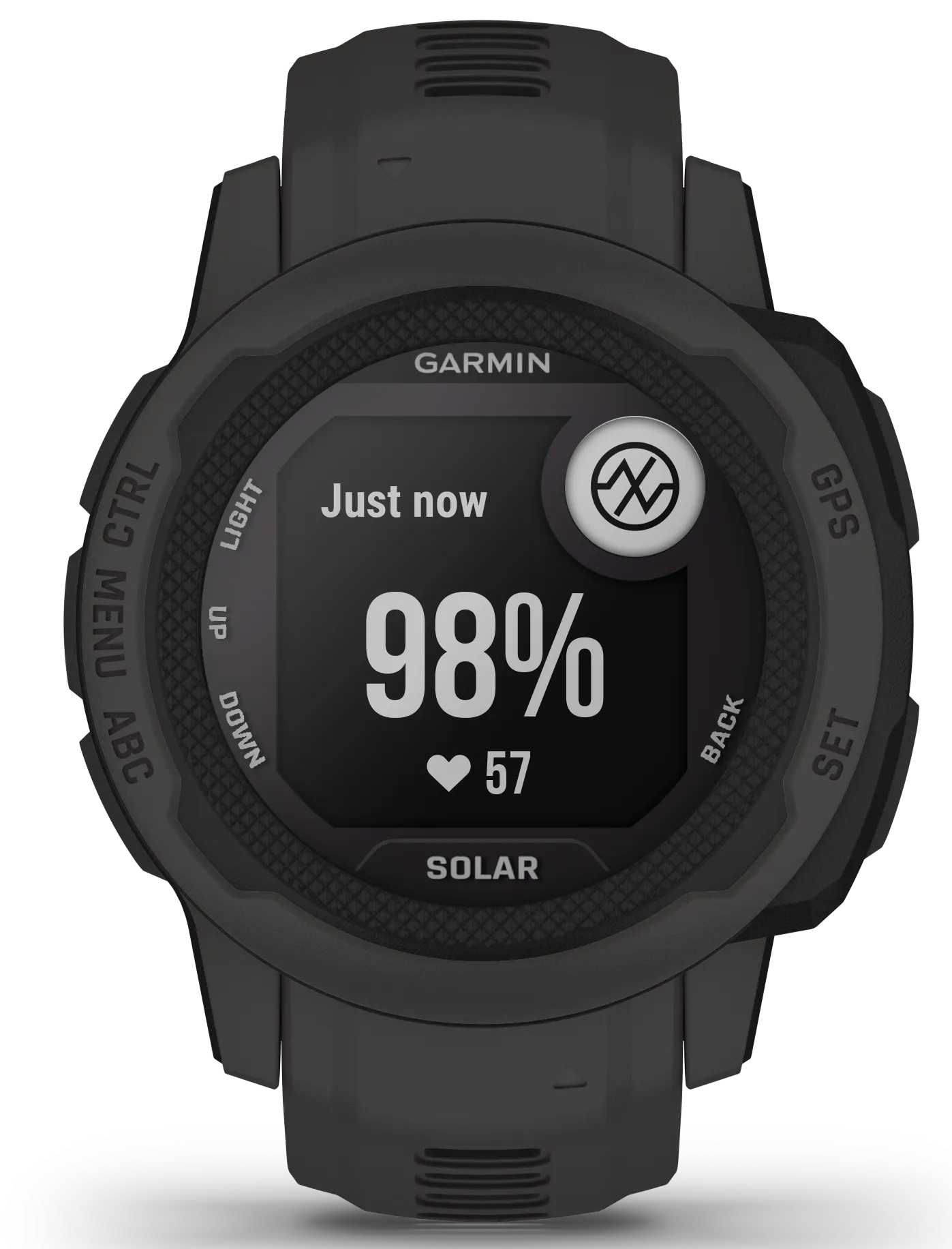 Garmin Watch Instinct 2S Solar GPS Graphite Smartwatch