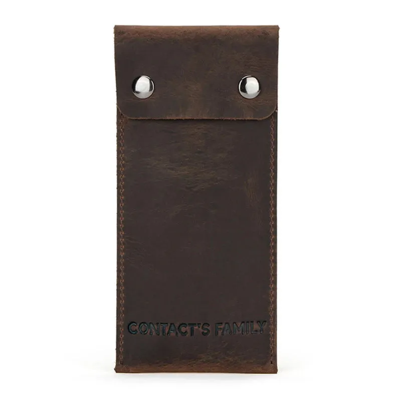 Genuine Leather Watch Box Bracelet Storage Bag