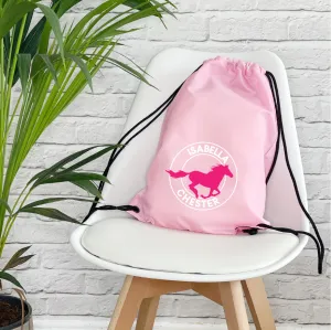 Girls Horse Riding Hat Bag/Gym Bag