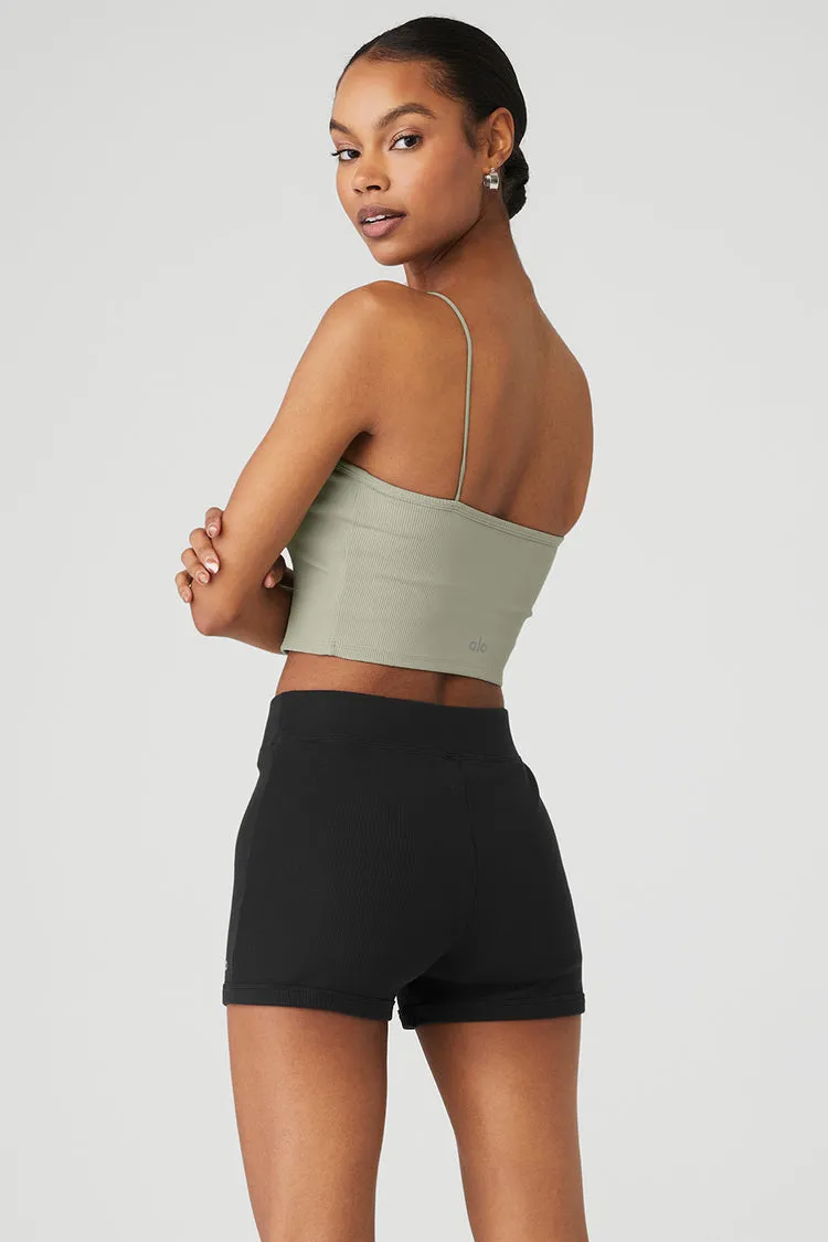 Goddess Ribbed Bandeau Top