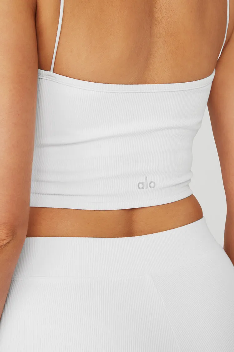 Goddess Ribbed Bandeau Top