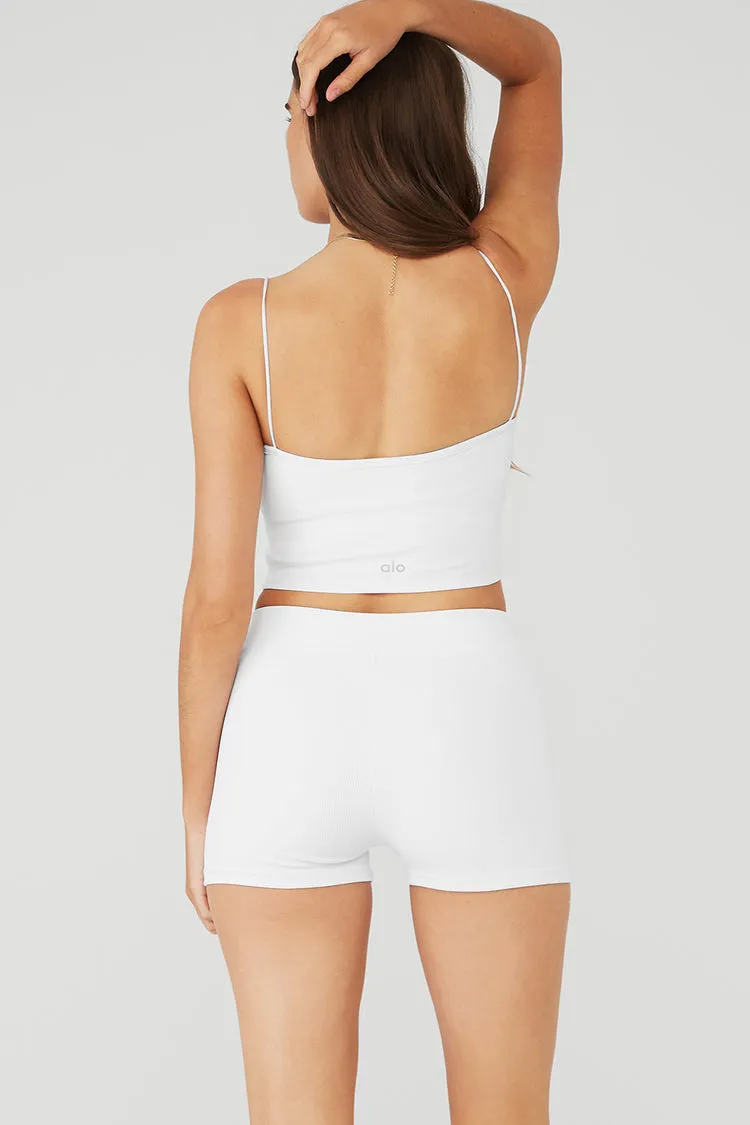 Goddess Ribbed Bandeau Top
