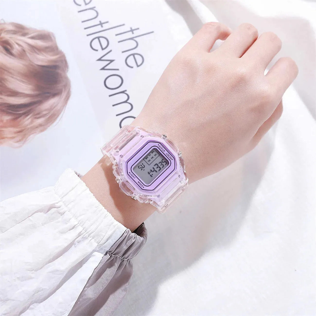 Gold Digital Sport Watch for Men & Women