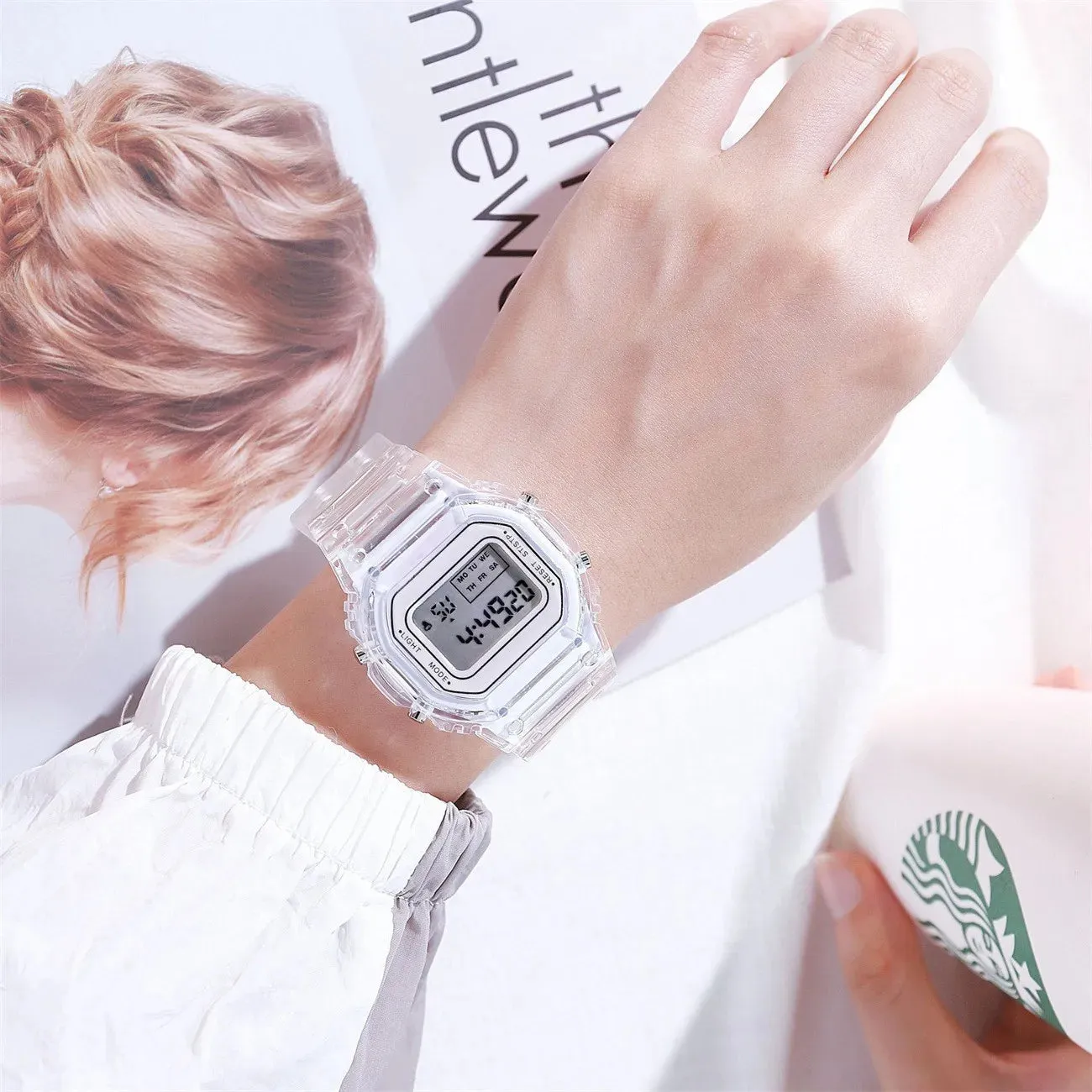 Gold Digital Sport Watch for Men & Women