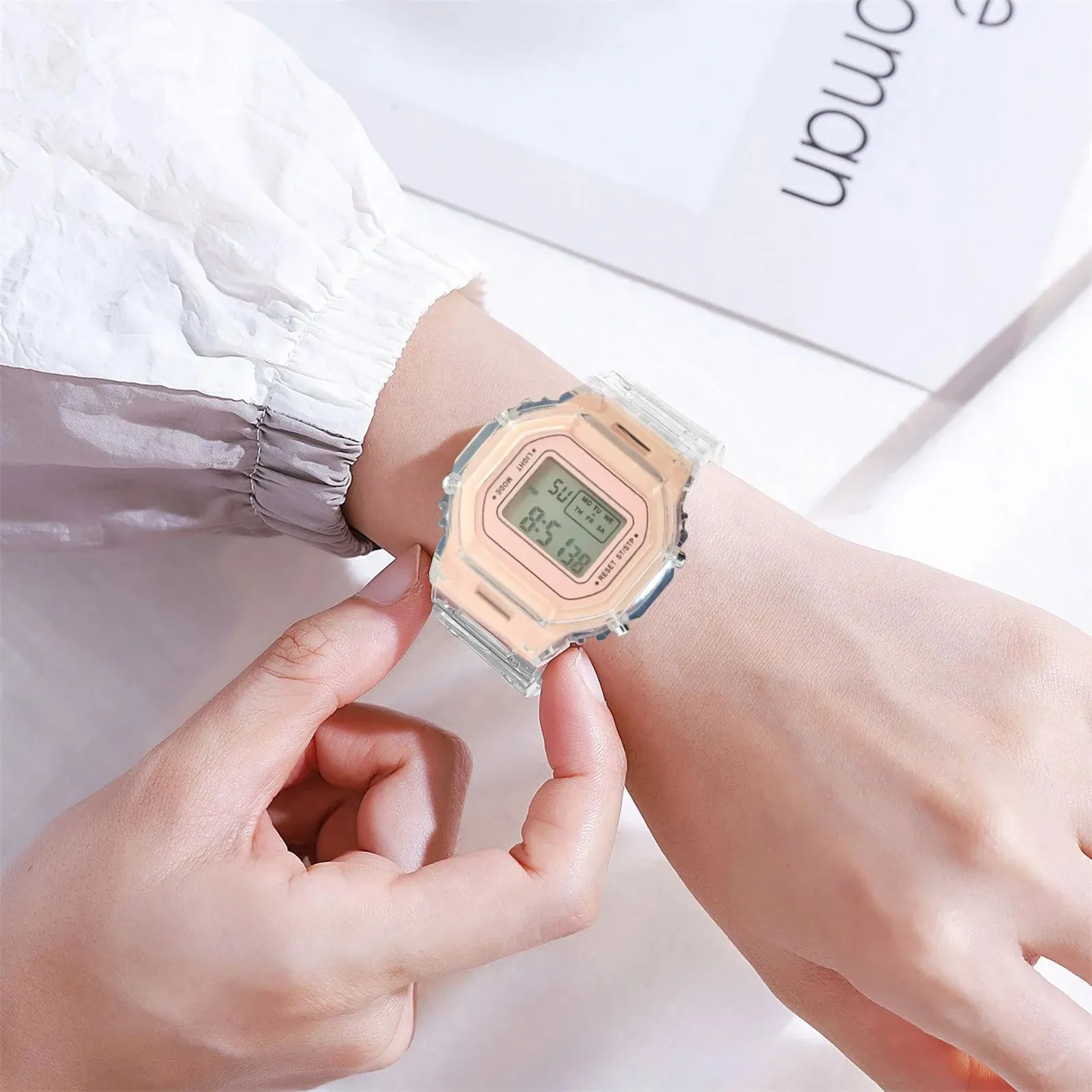 Gold Digital Sport Watch for Men & Women
