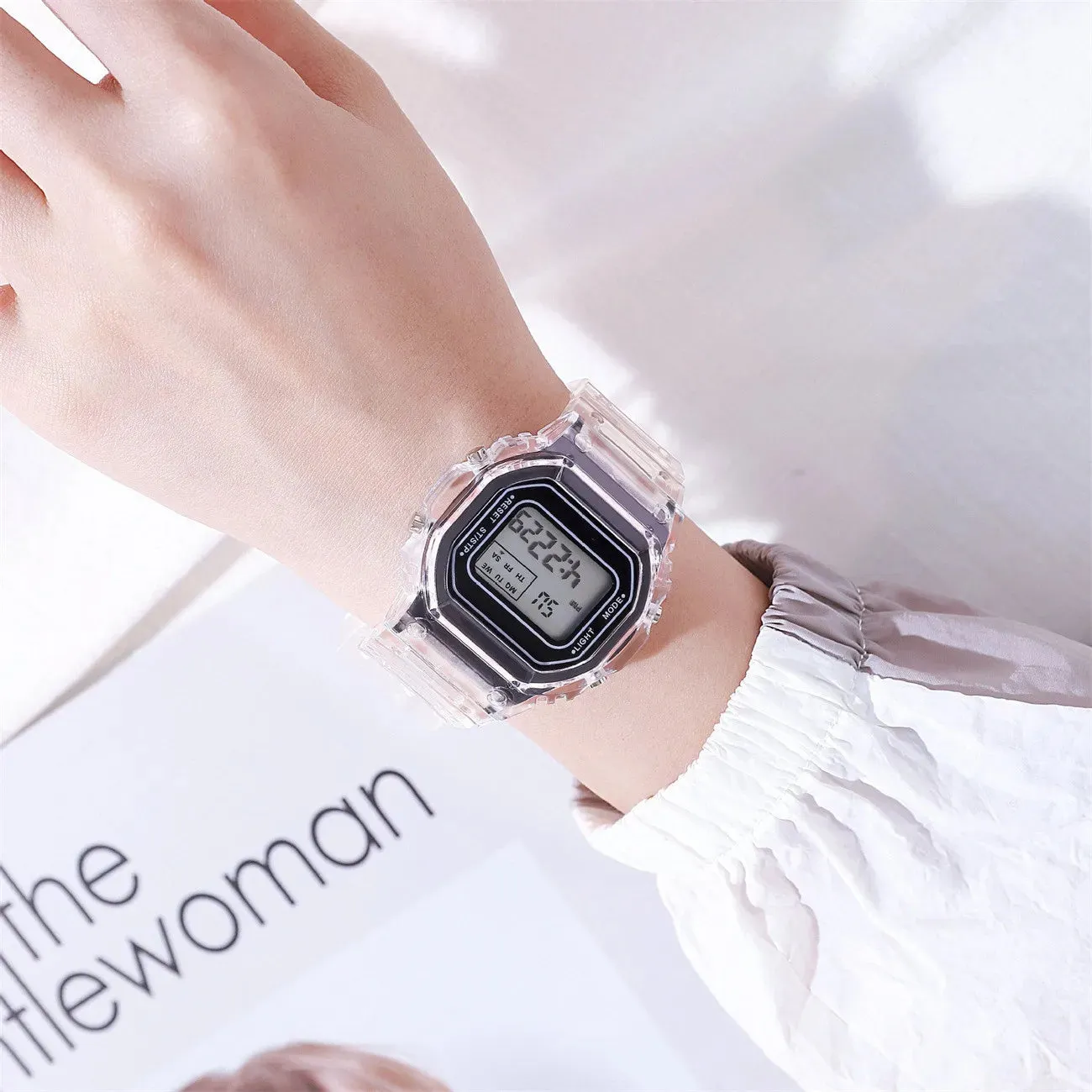 Gold Digital Sport Watch for Men & Women