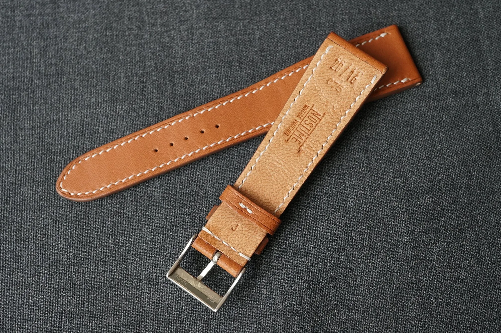 GOLD NOVONAPPA SMOOTH CALF CUSTOM MADE STRAP