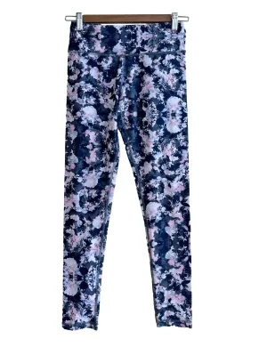 Grey Floral Tights