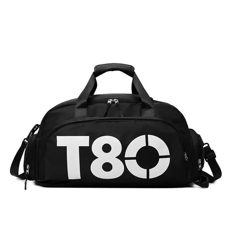 Gym Sports Backpack for Women T80 Hand Bag Fitness Travel Tote Outdoor Female Yoga Shoe Shoulder Duffle Luggage Portable Bag Man