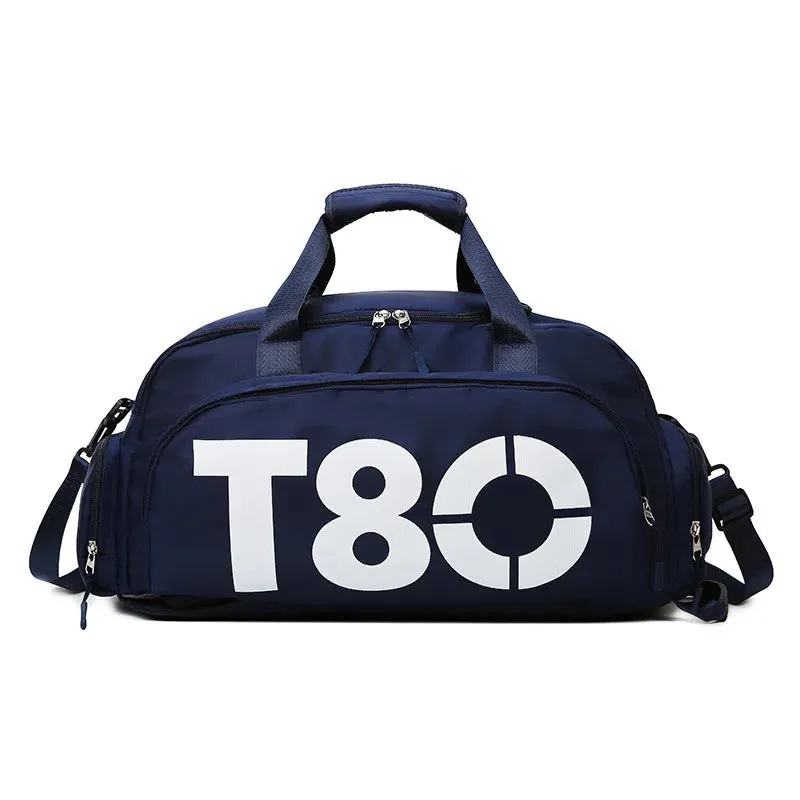 Gym Sports Backpack for Women T80 Hand Bag Fitness Travel Tote Outdoor Female Yoga Shoe Shoulder Duffle Luggage Portable Bag Man