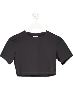 gymshark Black Whitney Simmons Crop Top UK S