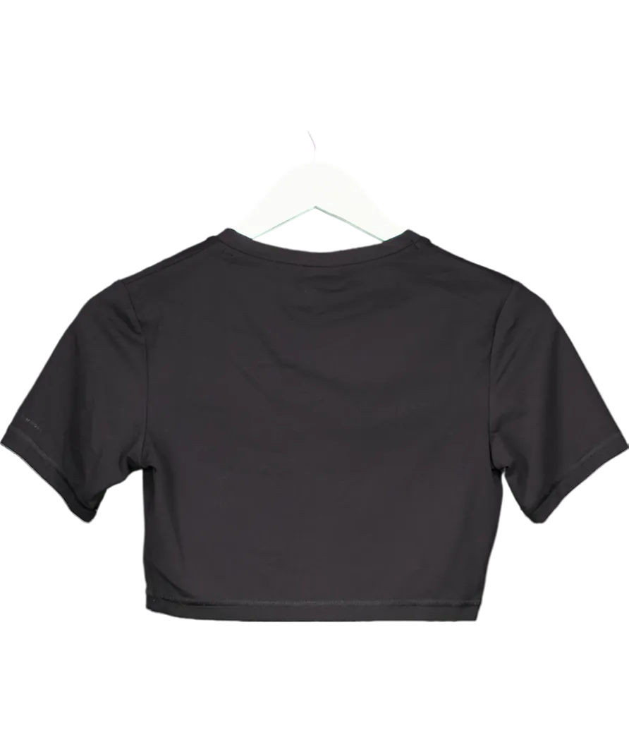 gymshark Black Whitney Simmons Crop Top UK S
