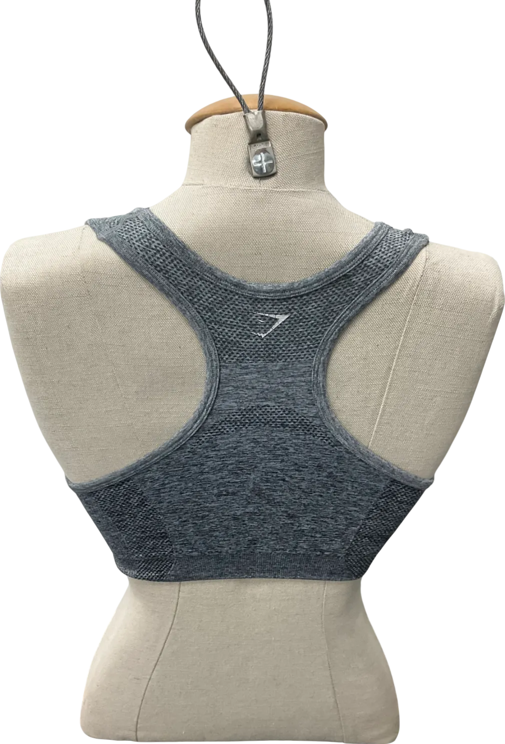 gymshark Grey Seamless Sports Bra UK XS