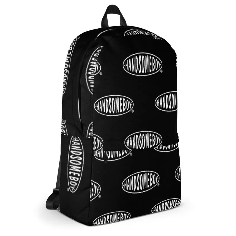 HANDSOMEBOY® ORIGINALS AOP BACKPACK - BLACK