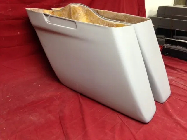 Harley Davidson 4.5" Extended Stretched Saddlebags No Cut Outs - No Lids 2014 - 2018  Model Style Bags