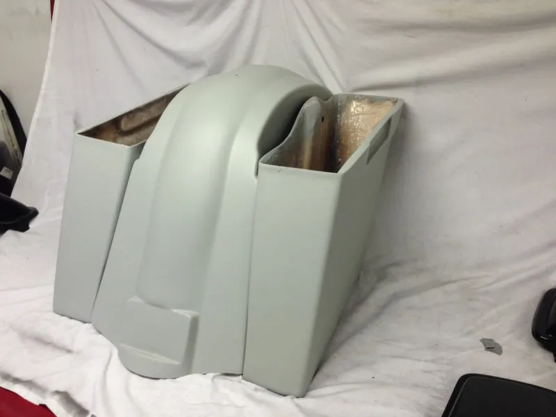 Harley Davidson 6" Extended Stretched Saddlebags No CutOuts - No Lids 89-13