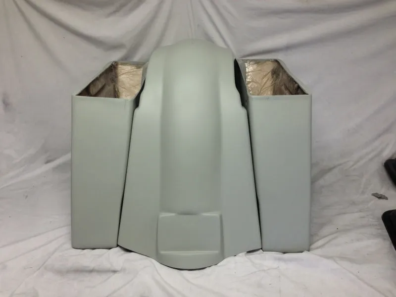 Harley Davidson 6" Extended Stretched Saddlebags No CutOuts - No Lids 89-13