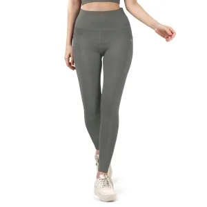 High Waist Ankle Length Sports Leggings With Pockets