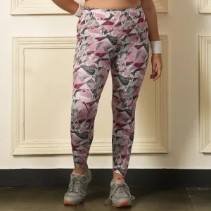 High Waist Ankle Length Sports Leggings With Pockets