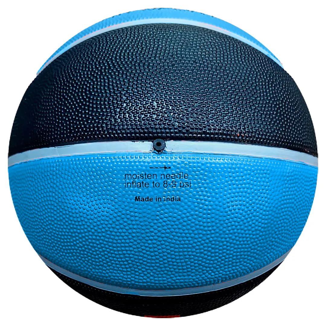 Hit Sport Trainer Blue Basketball Size 5 | 10 Pack with Carry Bag