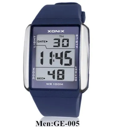 Hot!!! Men Sports Watches Waterproof 100m Outdoor Fun Multifunction Digital Watch Swimming Running LED Wristwatch Montre Homme