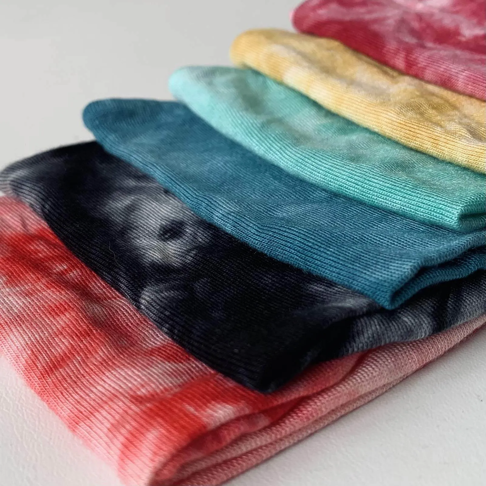 Huachi Women's Headbands for Yoga, Workout, Exercise - 6Pcs Elastic Hair Bands for Women's Hair - Tie Dye Bandeau Headband Sweatbands - Comfy Material - Upgraded Design - One Size - Black