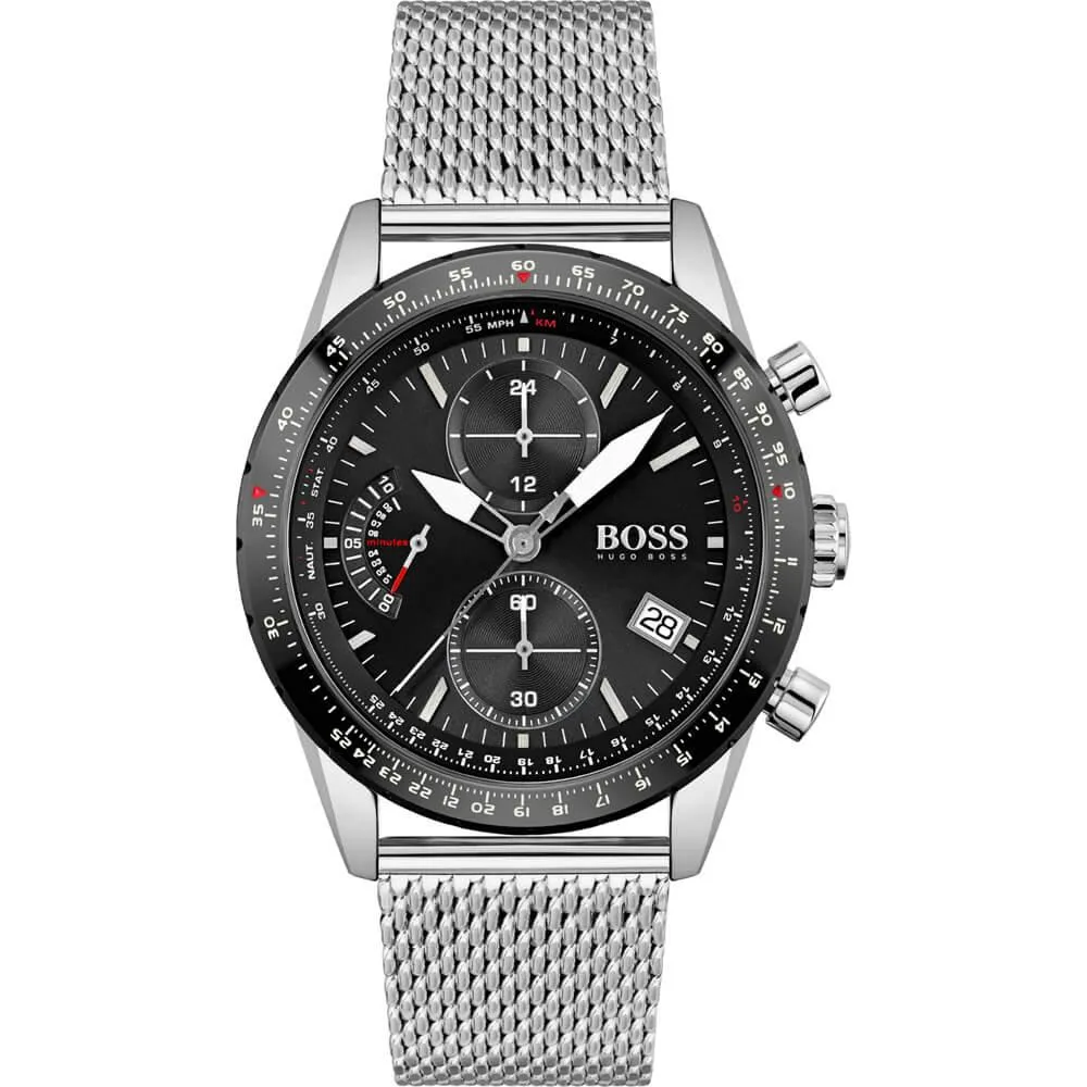 Hugo Boss 1513886 Pilot Edition Quartz Men's Watch