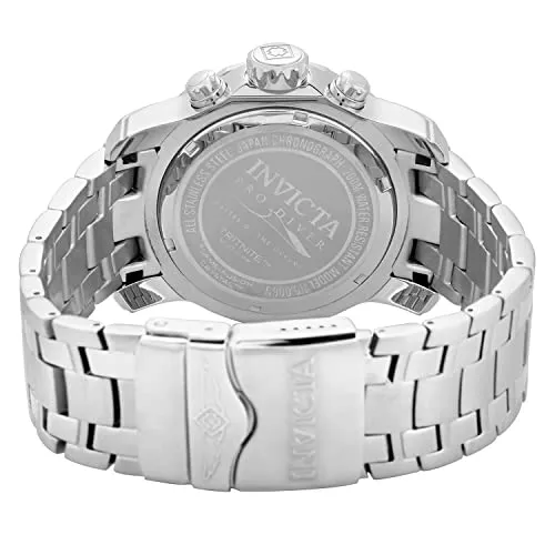 Invicta Men's 0069 "Pro Diver Collection" Stainless Steel Watch, Silver/Black