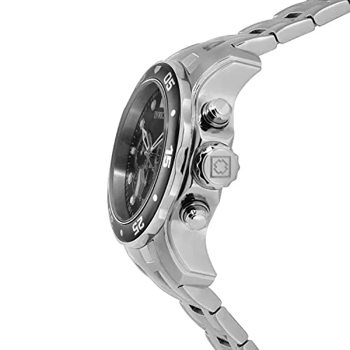 Invicta Men's 0069 "Pro Diver Collection" Stainless Steel Watch, Silver/Black