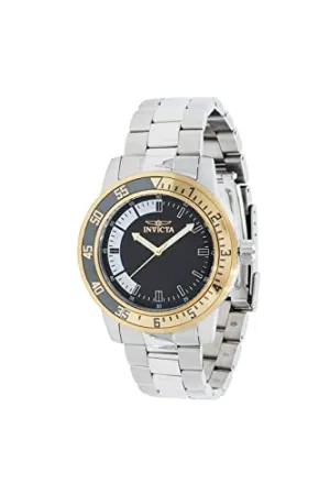 Invicta Men's Specialty Quartz Watch with Stainless Steel Strap, Silver, 22 (Model: 38597)