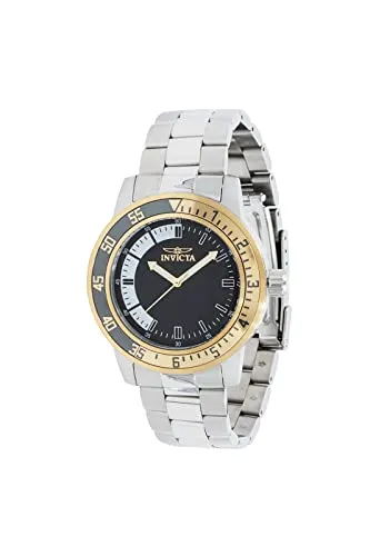 Invicta Men's Specialty Quartz Watch with Stainless Steel Strap, Silver, 22 (Model: 38597)