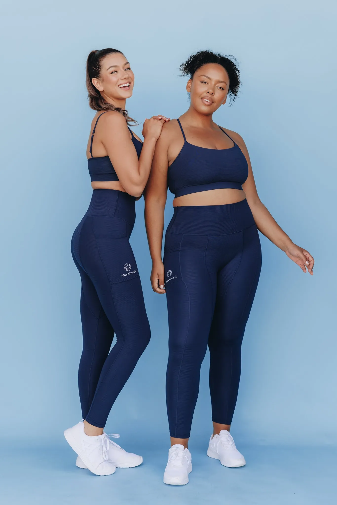 invisiSweat Full Length Tights - High Waisted Statement Navy (size down)