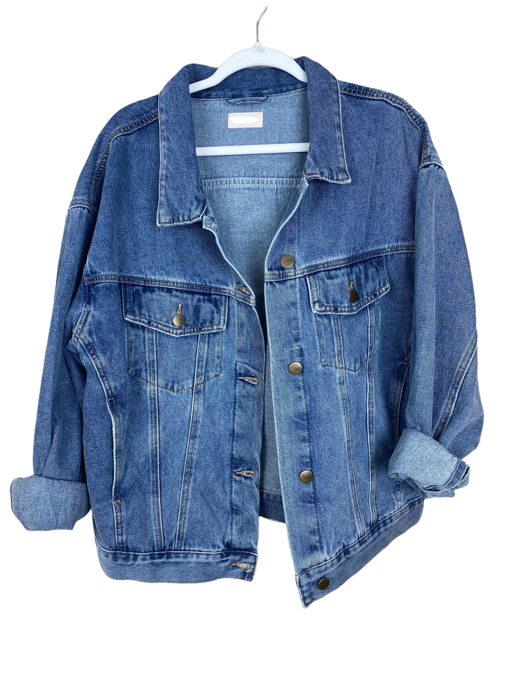 Jill Boxy-Cut Denim Jacket