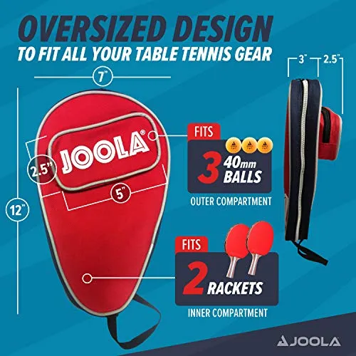 JOOLA Disk Racket Case with Ball Storage