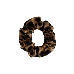 Khaki Leopard Scrunchie