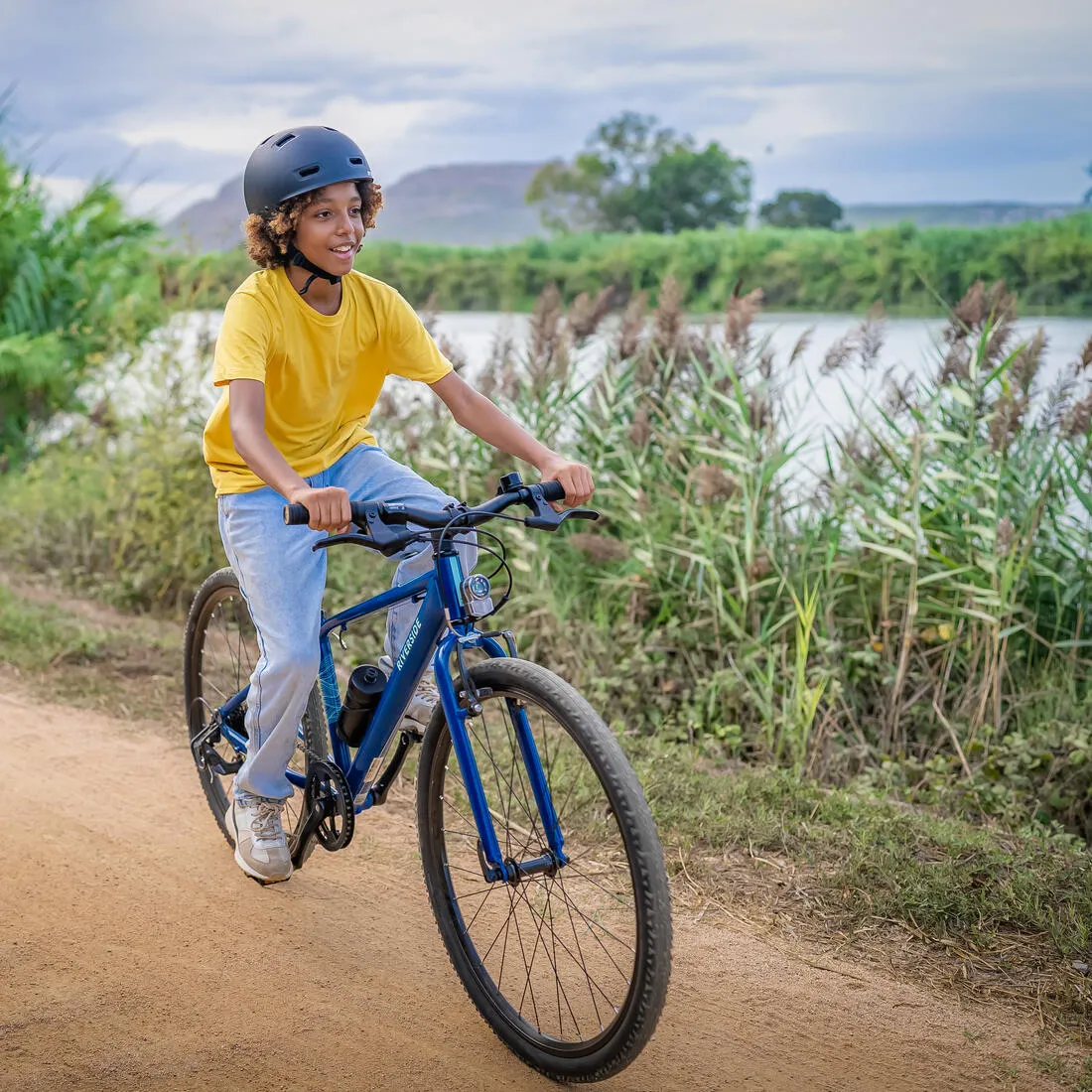 Kids' 9-12 Years 26" Hybrid Bike Riverside 900
