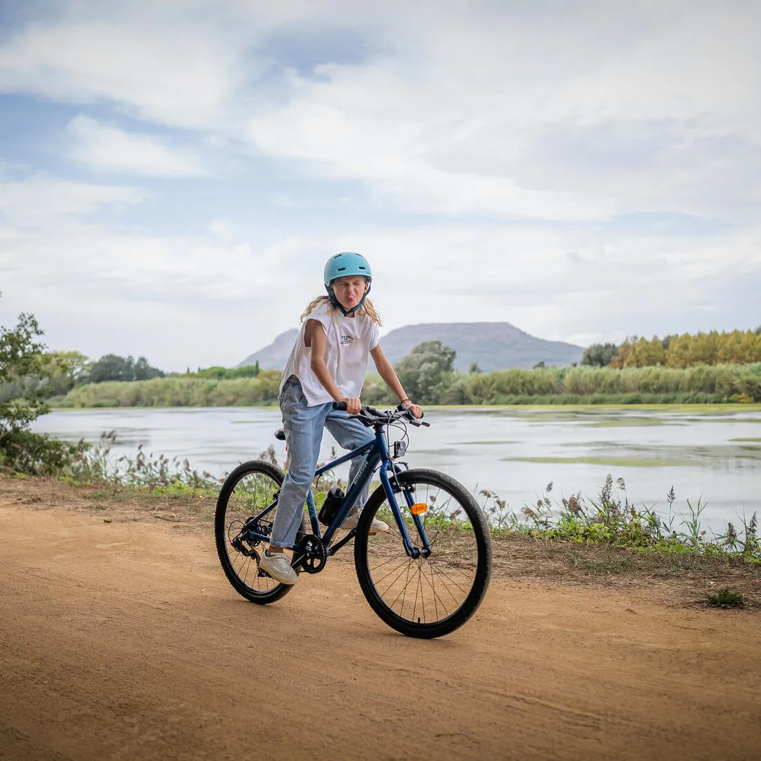 Kids' 9-12 Years 26" Hybrid Bike Riverside 900