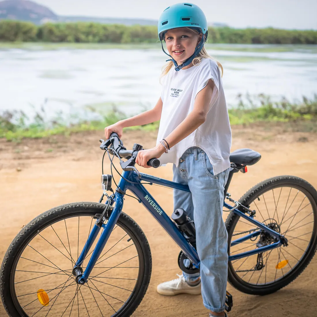 Kids' 9-12 Years 26" Hybrid Bike Riverside 900