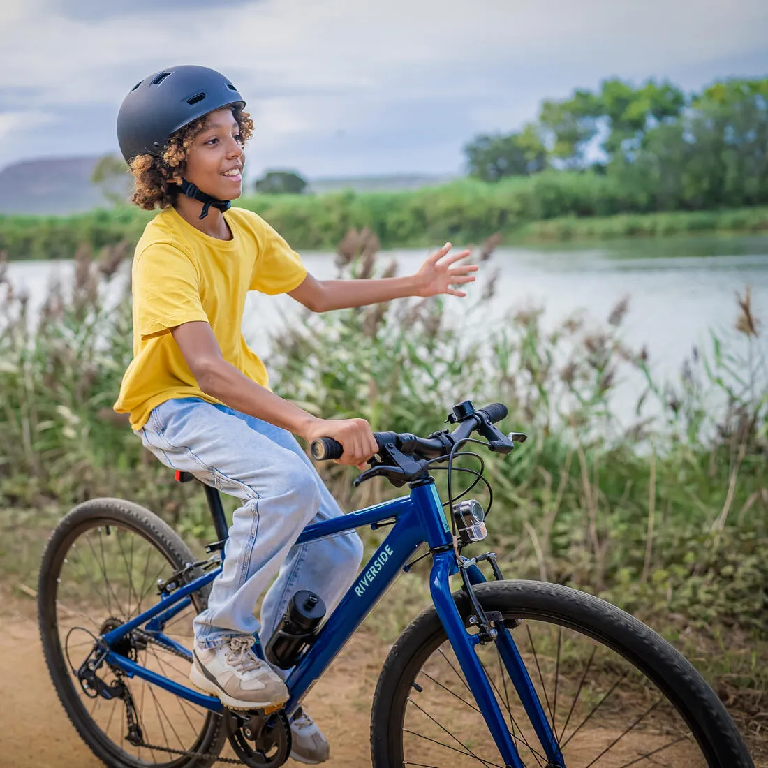 Kids' 9-12 Years 26" Hybrid Bike Riverside 900