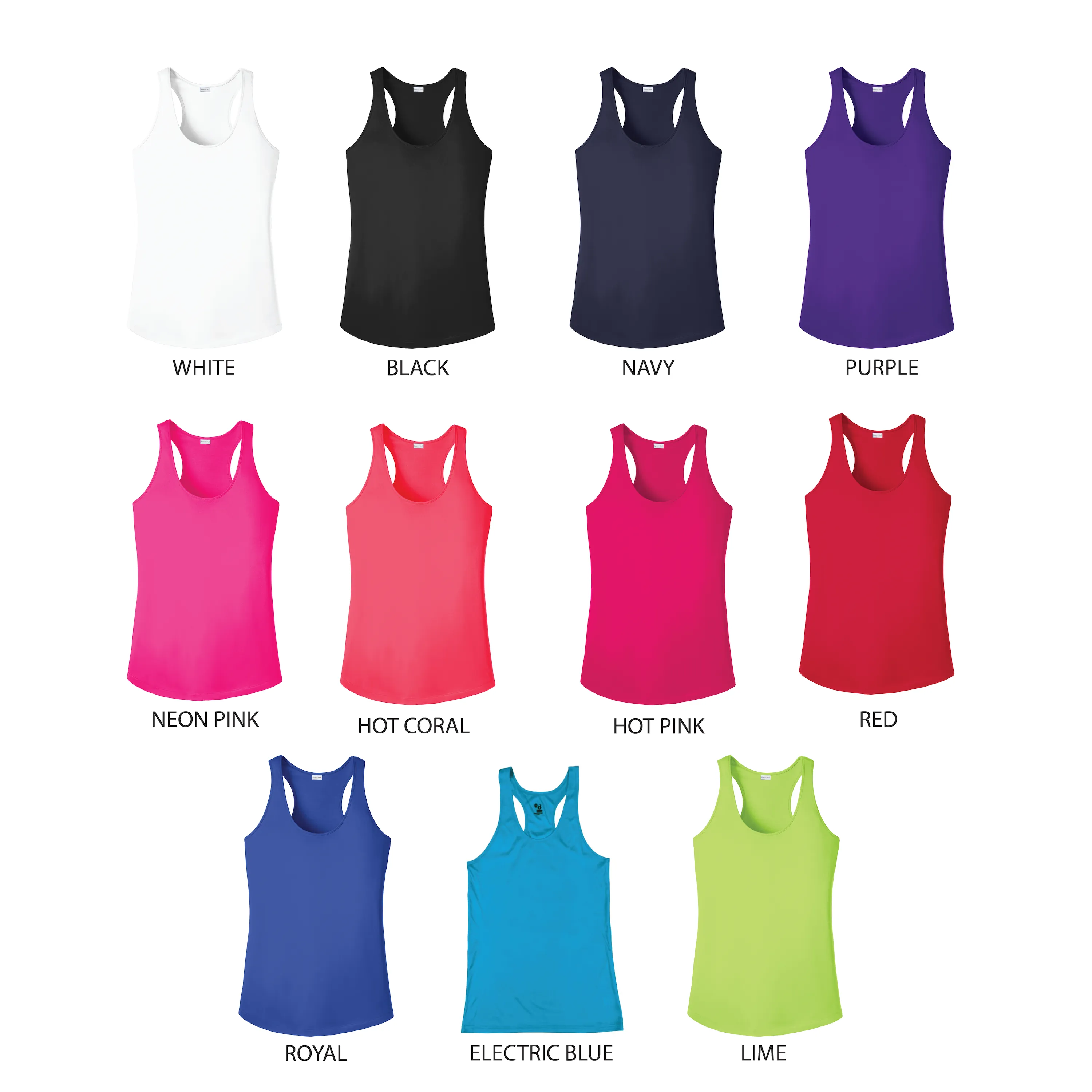 Ladies Sorry Not Sorry - Racerback Shirt - Pickleball Shirt