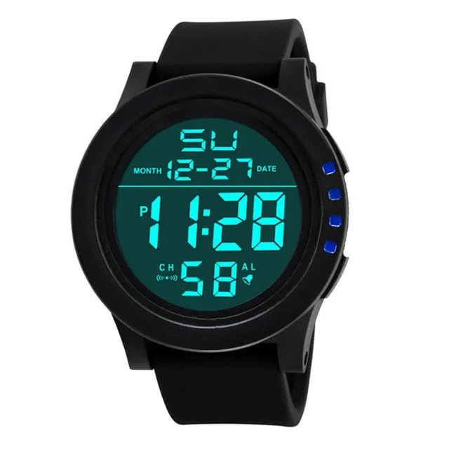 LED Waterproof Wrist Watches Men Luxury Sports Watch Men Analog Digital Military Silicone Army Sport Relogio Masculino For Gifts
